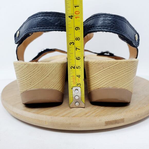 Dansko Tricia Sandals Womens 39 Wedge Comfort Ankle Strap Shoes - Picture 10 of 13